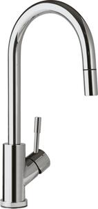 Villeroy & Boch Umbrella Flex - Drezová batéria stojanková s výsuvnou sprchou, lesklá nerez 925400LE