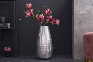 Váza Arga Orient 50cm strieborná