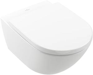 Villeroy & Boch Subway 3.0 - Combi Pack WC závesné TwistFlush + sedátko s poklopom SoftClosing, alpská biela 4670TS01