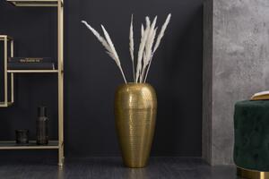 Váza Arga Orient50cm zlatá tepaná