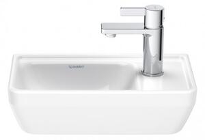 Duravit D-Neo - Umývadielko 400x220 mm, otvor na batériu vpravo, biela 0739400041
