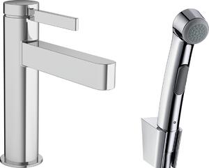 Hansgrohe Finoris - Páková umývadlová batéria 110 s ručnou sprchou Bidette a sprchovou hadicou 160 cm, chróm 76210000