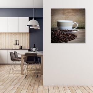 Obraz na plátně, šálek kávy - 30x30 cm