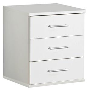 NOČNÝ STOLÍK, biela, 46/55/40 cm MID.YOU - Nočné stolíky, Online Only