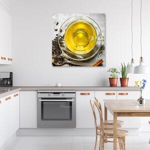 Obraz na plátně, Aromatický čaj - 30x30 cm