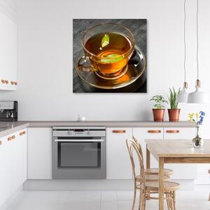 Obraz na plátně, Šálek čaje - 30x30 cm