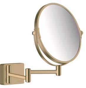 Hansgrohe AddStoris - Kozmetické zrkadlo Ø188 mm, kartáčovaný bronz 41791140