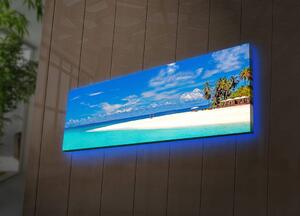 Wallity Obraz s LED osvetlením PLÁŽ 30 30 x 90 cm