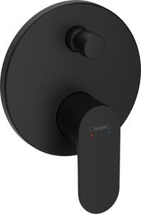 Hansgrohe Rebris S - Páková vaňová batéria pod omietku pre iBox universal, čierna matná 72466670