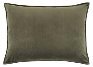Sametový obal na vankúš Aix Olive 50 × 70 cm