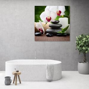 Obraz na plátně, Orchidee Zen - 30x30 cm