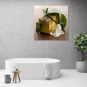 Obraz na plátně, Zen lázeňské mýdlo - 30x30 cm
