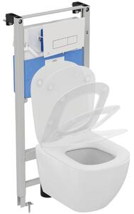 Ideal Standard Tesi WC Set - Závesné WC AQUABLADE s inštalačným systémom ProSys, ovládacie tlačidlo biele, sedátko so SoftClose