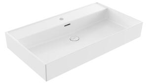 BOCCHI Milano - Umývadlo 805x465 mm, s prepadom, biela lesklá