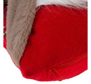 Tutumi - Vianočná obliečka na vankúš - červená / biela - 35x35 cm