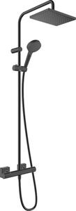 Hansgrohe Vernis Shape - Sprchový systém 230 1jet EcoSmart s termostatom, čierna matná 26097670