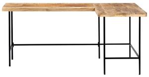 Písací stôl 180x120x76 cm, mangový masív