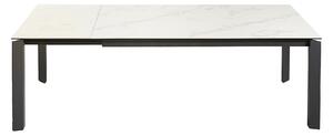 Rozťahovací jedálenský stôl X7 180-240cm biely mramor