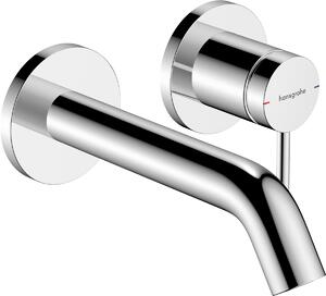 Hansgrohe Tecturis S - Páková umývadlová batéria EcoSmart+ pod omietku s výtokom 165 mm, chróm 73350000