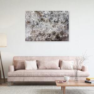 Obraz na plátně, Abstrakt Mandala - 60x40 cm