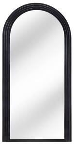 Nástenné zrkadlo Art Deco 160cm čierne