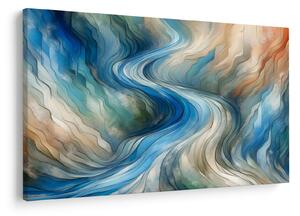 Obraz - Abstraktný prúd (90x60 cm)