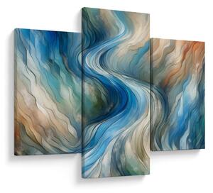 Obraz - Abstraktný prúd (90x60 cm)