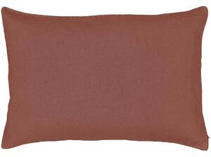 Ľanový obal na vankúš Dusty Plum 40 × 60 cm