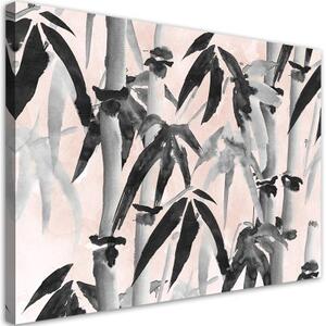 Obraz na plátně, Bambusový les - 100x70 cm