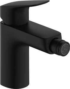 Hansgrohe Logis - Bidetová batéria 100 s odtokovou garnitúrou s tiahlom, čierna matná 71200670