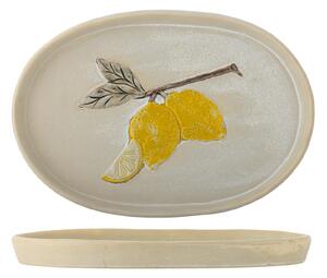 Keramický servírovací tanier Hadden Yellow 36 cm