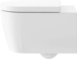 Duravit ME by Starck - Závesné WC Rimless set, biela 45290900A1