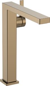 Hansgrohe Tecturis E - Páková umývadlová batéria 240 Fine CoolStart EcoSmart+ s odtokovou garnitúrou Push-Open, kartáčovaný bronz 73070140