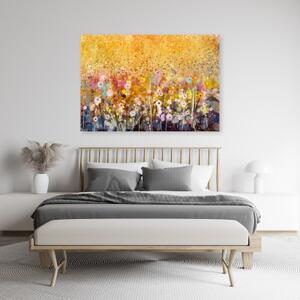 Obraz na plátně, Květiny louky příroda - 60x40 cm