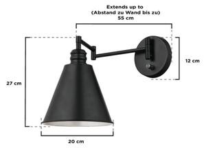Westinghouse 61254 - Nástenná lampa TROCADERO 1xE27/60W/230V
