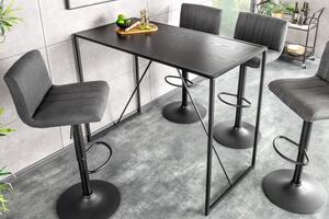 Barový stôl Slim Line 120cm čierny jaseň