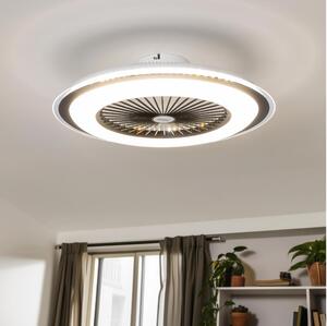 Brilagi - LED Stmievateľné svietidlo s ventilátorom RONDA LED/48W/230V čierna + DO
