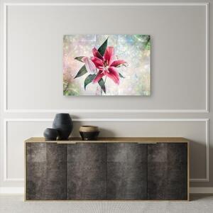 Obraz na plátně, Pink Lily - 60x40 cm