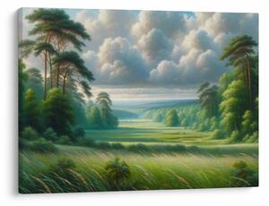 Obraz - Zelená krajina (70x50 cm)