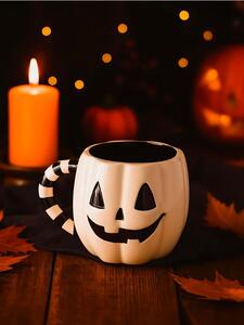 Sinsay - Hrnček s halloweenskym motívom - biela