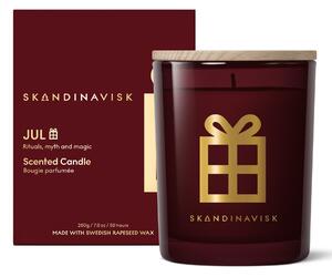 Vonná svíčka ve skle JUL Gold (Vánoce) 65 g – speciální edice