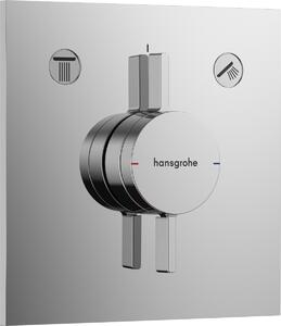 Hansgrohe DuoTurn E - Batéria pod omietku pre 2 spotrebiče, chróm 75417000