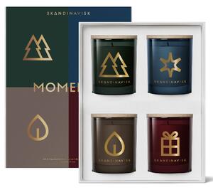 Dárkový set svíček MOMENTS – 4 × 65 g