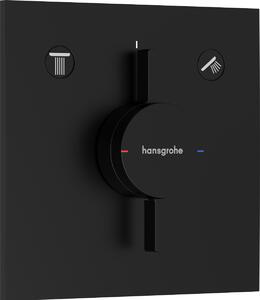 Hansgrohe DuoTurn E - Batéria pod omietku pre 2 spotrebiče, čierna matná 75417670