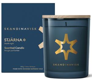 Vonná svíčka ve skle STJÄRNA Gold (hvězda) 200 g – speciální edice