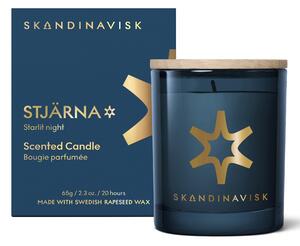 Vonná svíčka ve skle STJÄRNA Gold (hvězda) 65 g – speciální edice