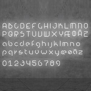 Artemide Alphabet of Light malé písmeno na stenu f