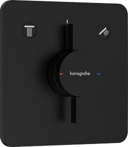 Hansgrohe DuoTurn Q - Batéria pod omietku pre 2 spotrebiče, čierna matná 75414670