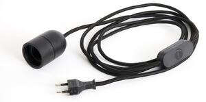 Kabel s objímkou pro stolní lampu Common – Soft Black