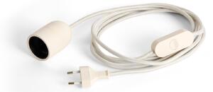 Kabel s objímkou pro stolní lampu Common – Clay White